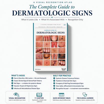 Complete guide to dermatologic signs — हिंदी + English