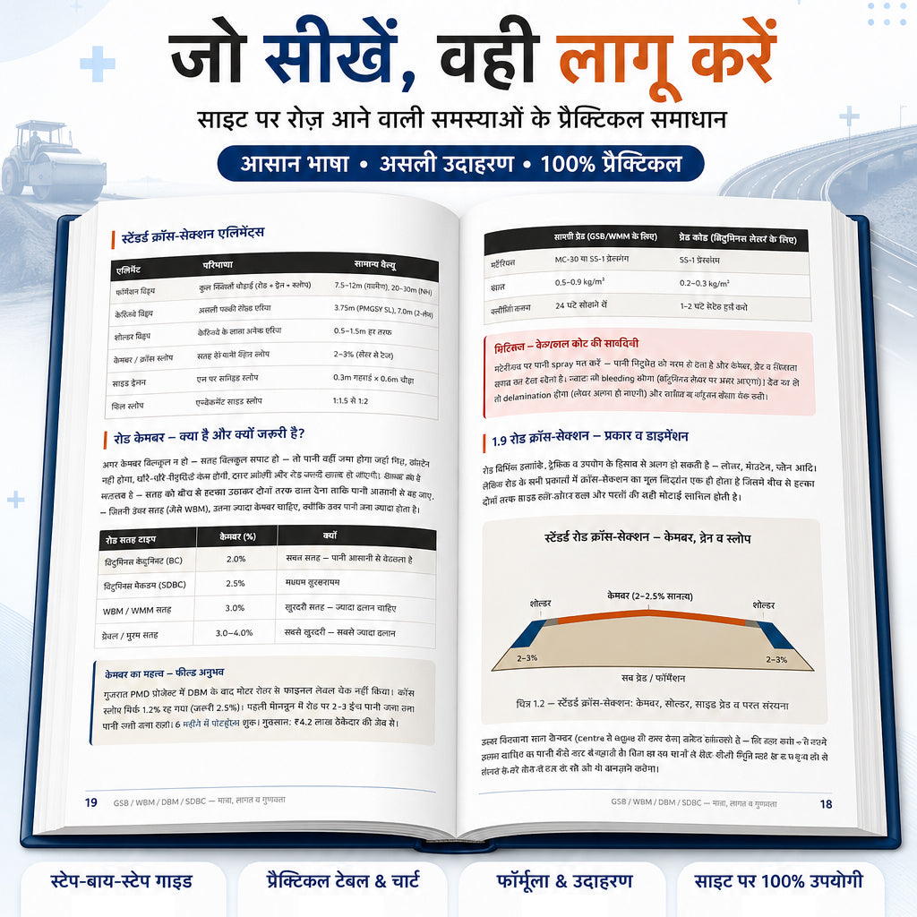 Road Construction Practical Guide (हिंदी)