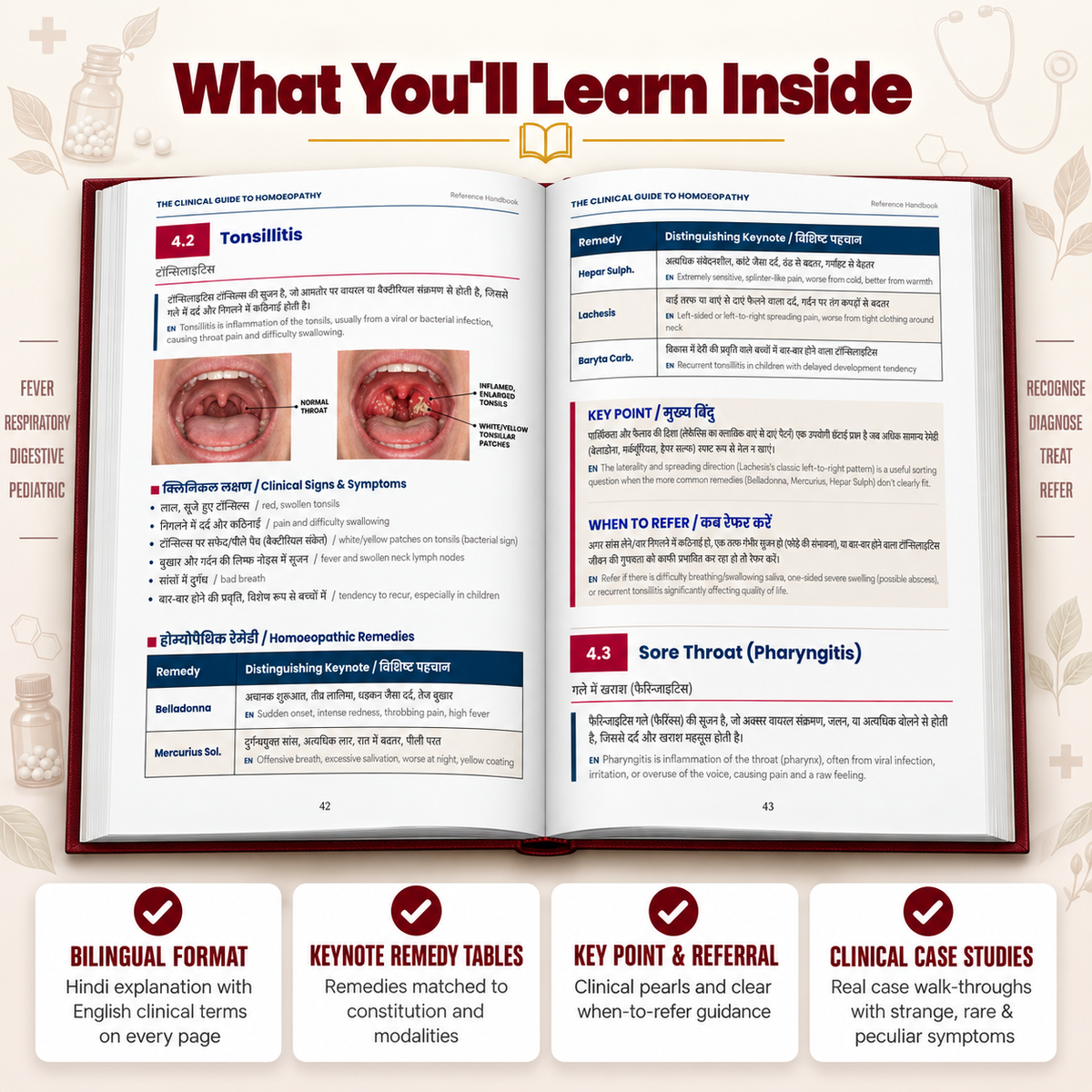 The Clinical Guide to Homoeopathy - हिंदी + English